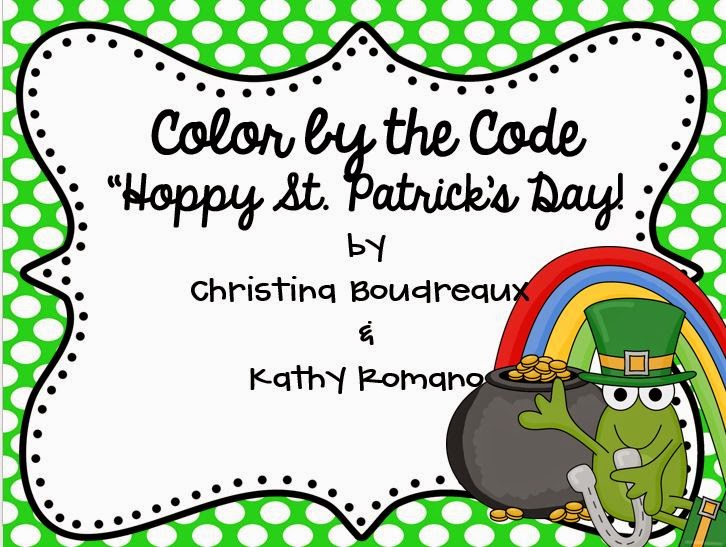 https://www.teacherspayteachers.com/Product/St-Patricks-Day-Color-by-the-Code-1743813