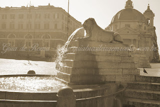 Praças e Fontes de Roma turismo roma praca popolo - Praças e Fontes de Roma