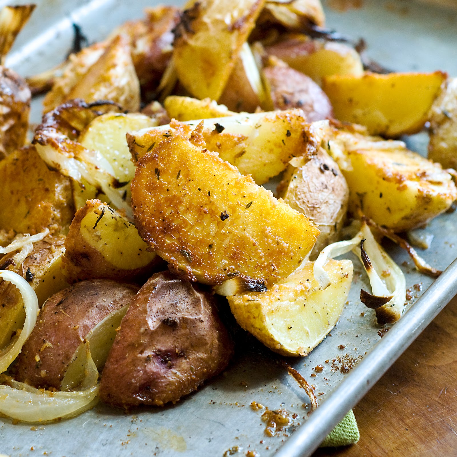 Simply Gourmet Garlic Parmesan Roasted Potatoes