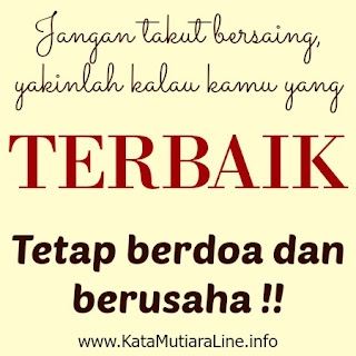 Kata Mutiara Line: Tetap Berdoa & Berusaha ~ Kata Mutiara - Sumber Kata