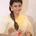 Hebah Patel In Yellow Saree At Film Pre Release Function