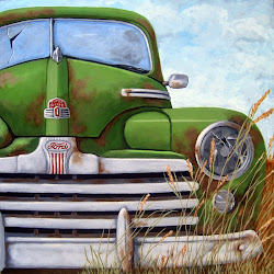 rusty auto scene linda ford painting apple realism paintings canvas oil america print 13th uploaded december which fineartamerica