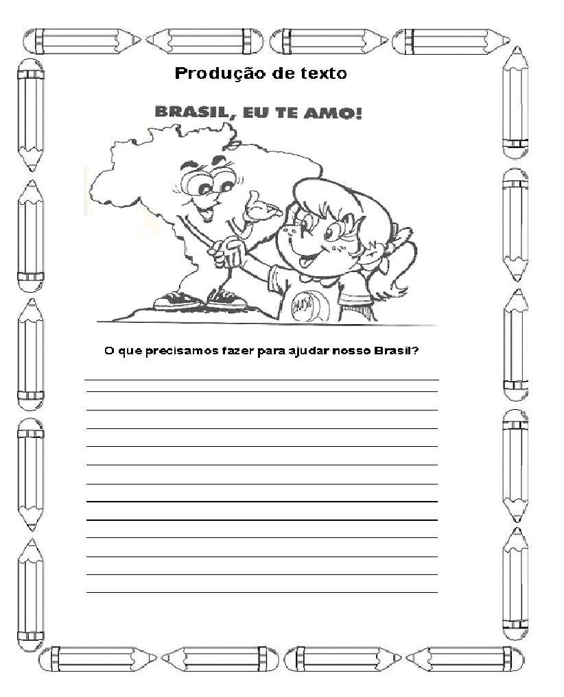 O Brasil Que Eu Quero Texto 30 Linhas ENSINO