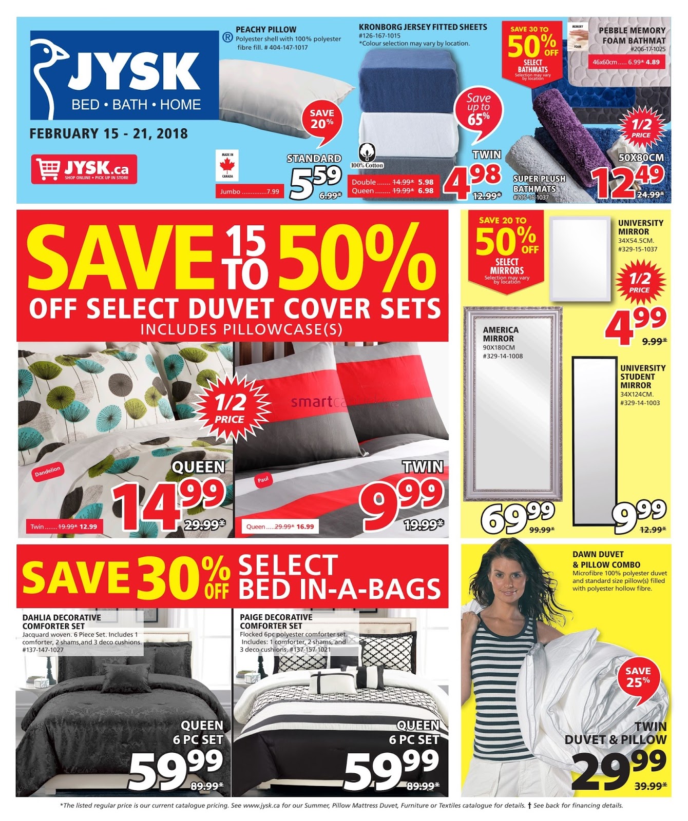 Jysk Canada Flyer February 15 21 2018
