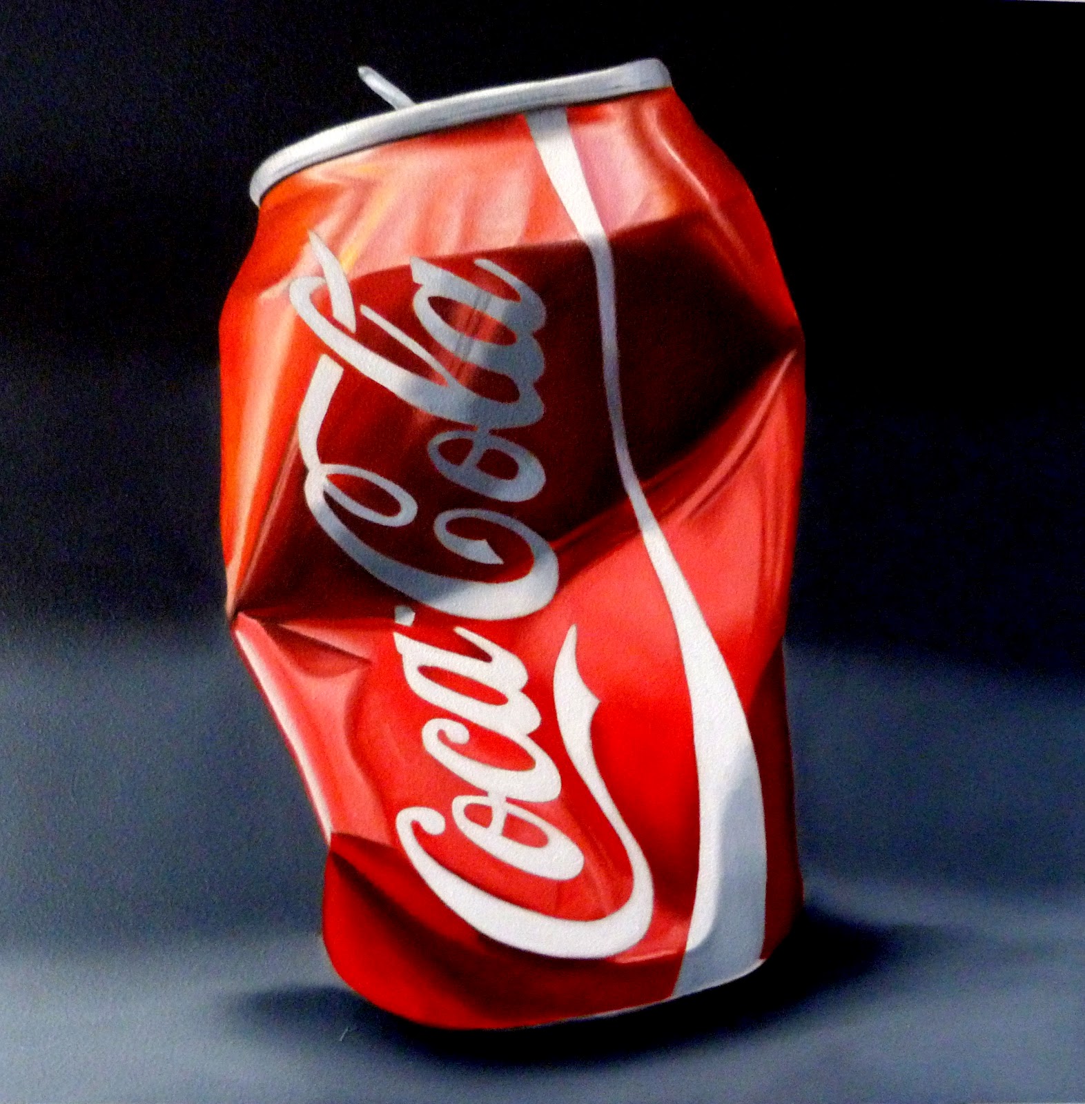 chris morgan - the art of realism: Cola cans and exhibitions