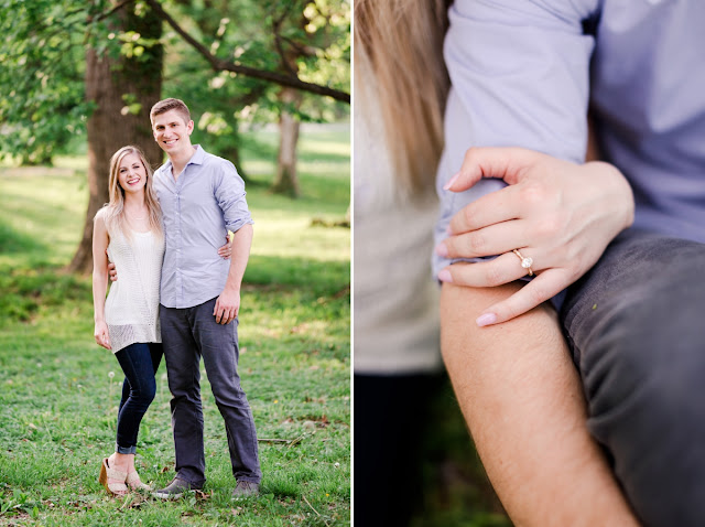 Alexandria, VA Belle Haven Park Engagement Photo Session photographed by Maryland Wedding Photographer Heather Ryan Photography