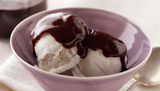 hot chocolate fudge ice cream topping