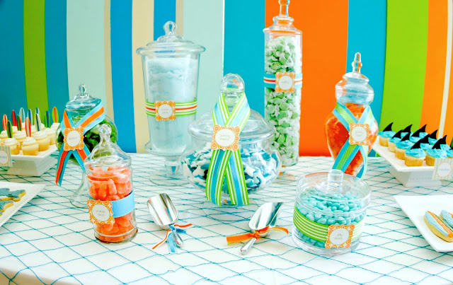 Kara s Party Ideas Surf s Up Summer Pool Party   - 66