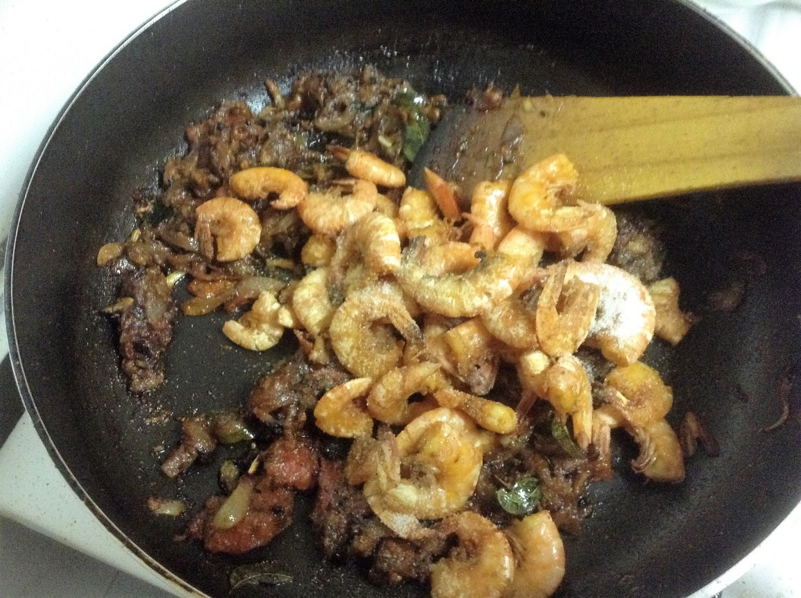 Bethica's Kitchen Flavours Chettinad Prawn Pepper Fry