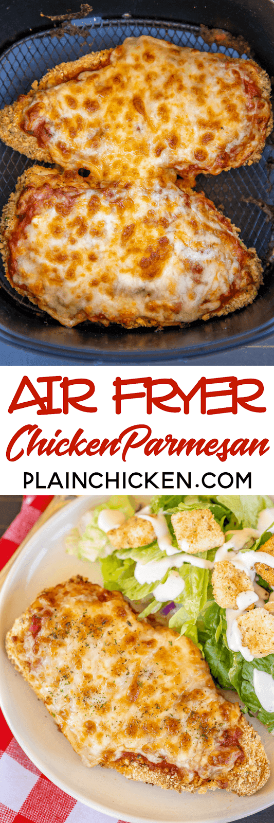 Air Fryer Chicken Parmesan Plain Chicken®