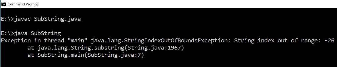 java substring indexof java substring indexof