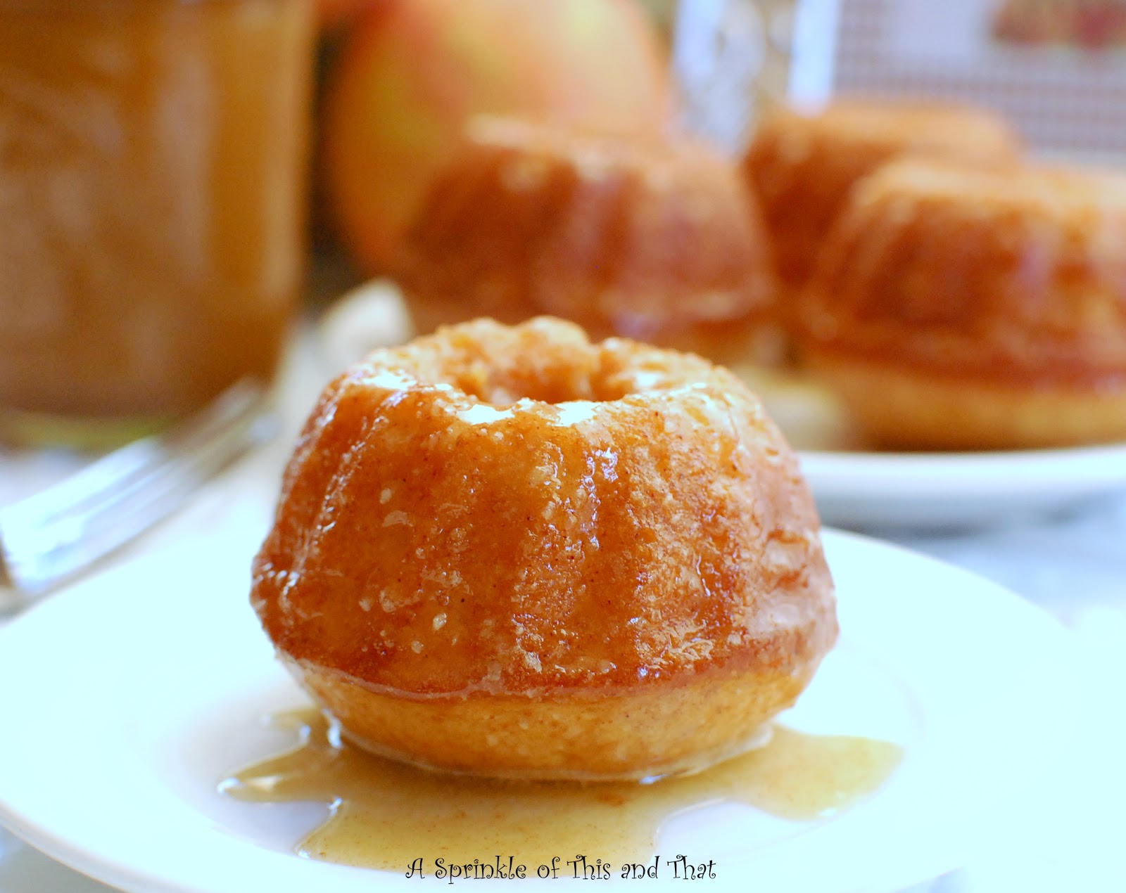 A Sprinkle of This and That Caramel Soaked Apple Cider Bundt Cakes