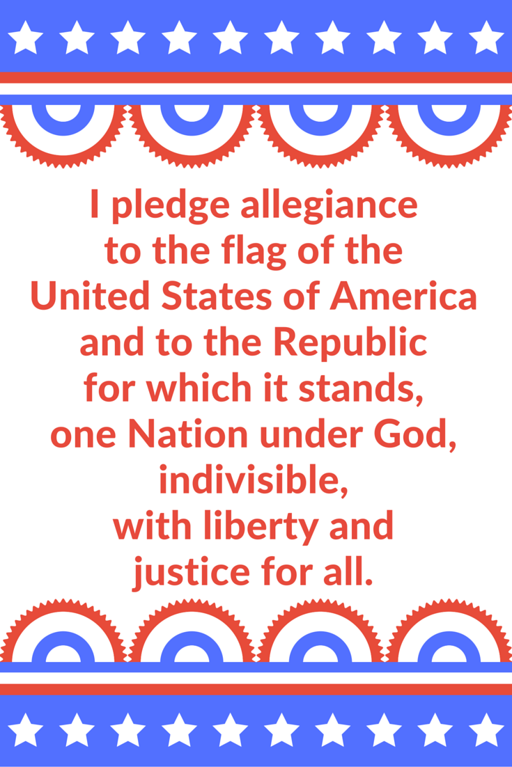Printable Pledge Of Allegiance Printable Word Searches