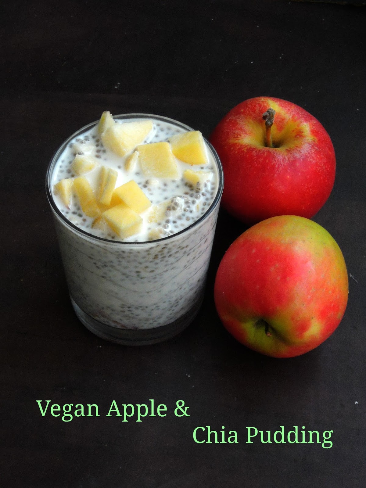 Priya's Versatile Recipes Vegan Apple & Chia Pudding