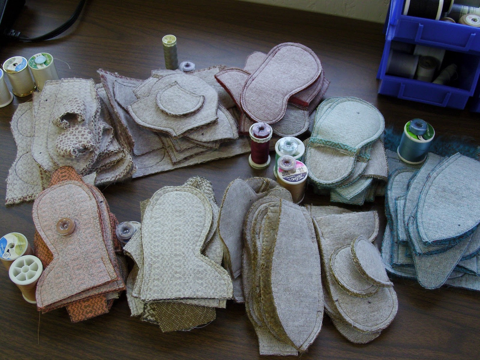 Daisy Hill Weaving Studio Sewing Multiple Layers of Heavy Fabric