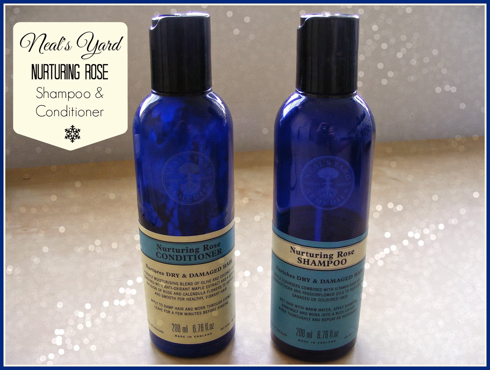 Neal's Yard nurturing rose Shampoo & Conditioner Review The Cleanser beauty blog