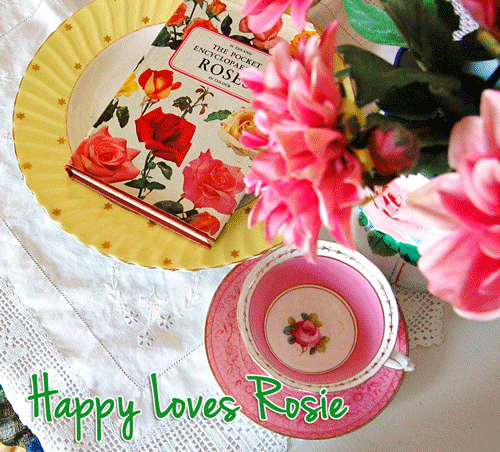 roses book and teacup