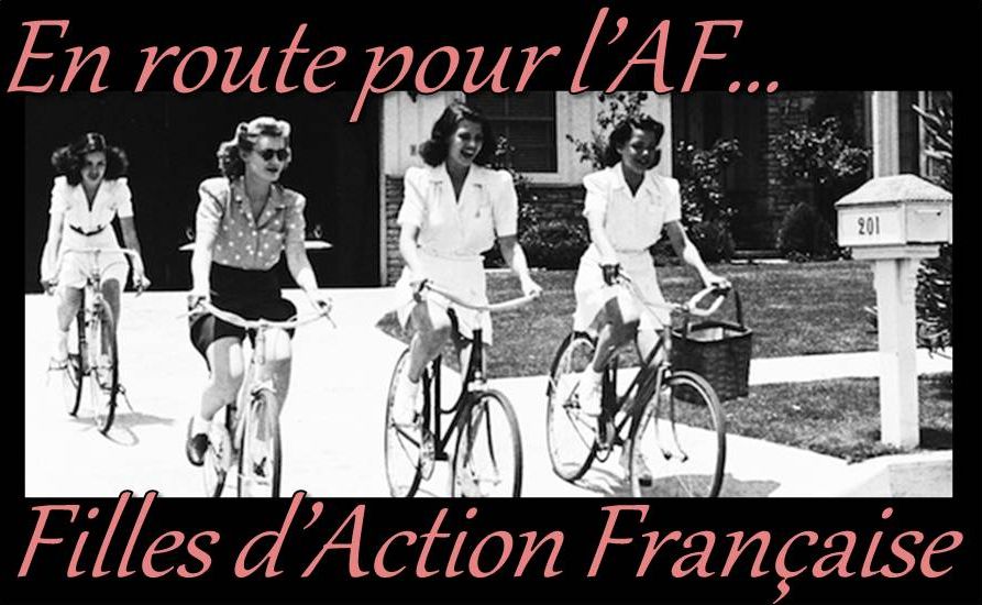 Filles D Action Fran aise En Route Pour L AF Action Fran aise 