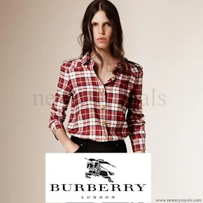 Kate Middleton wore Burberry shirt