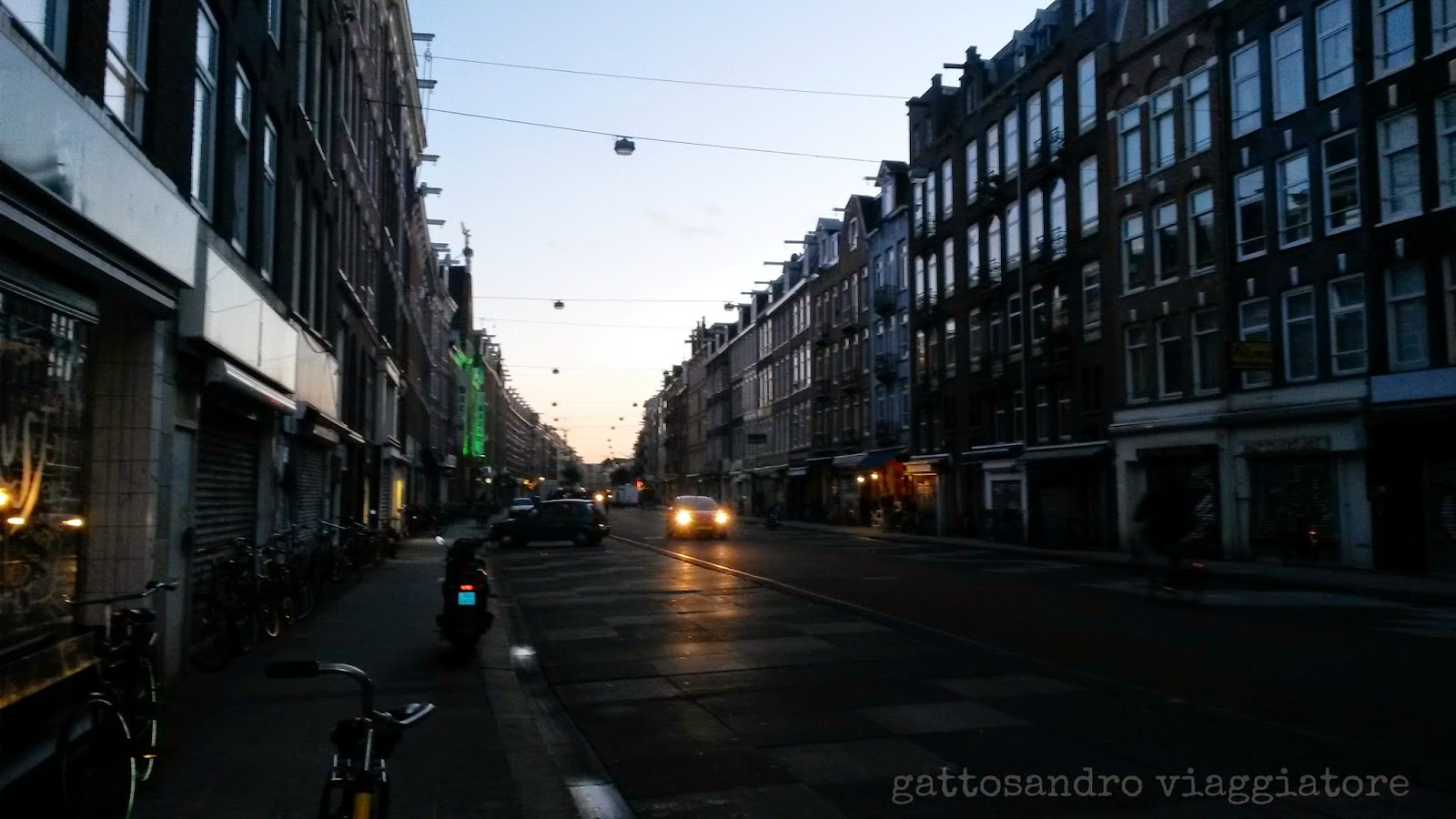 Tramonto ad Amsterdam