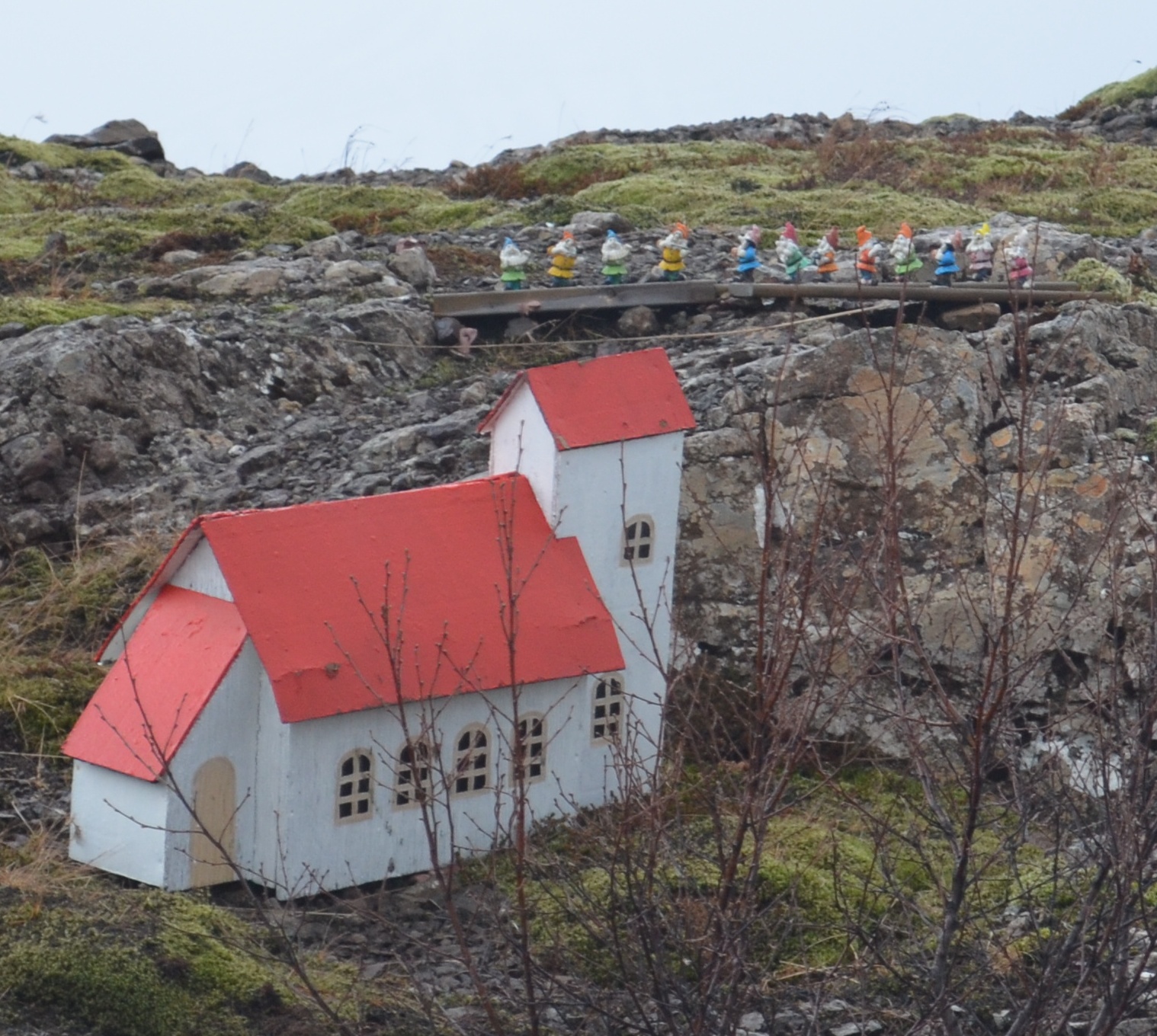 Hays Family in Iceland Day 34elf houses and trolls