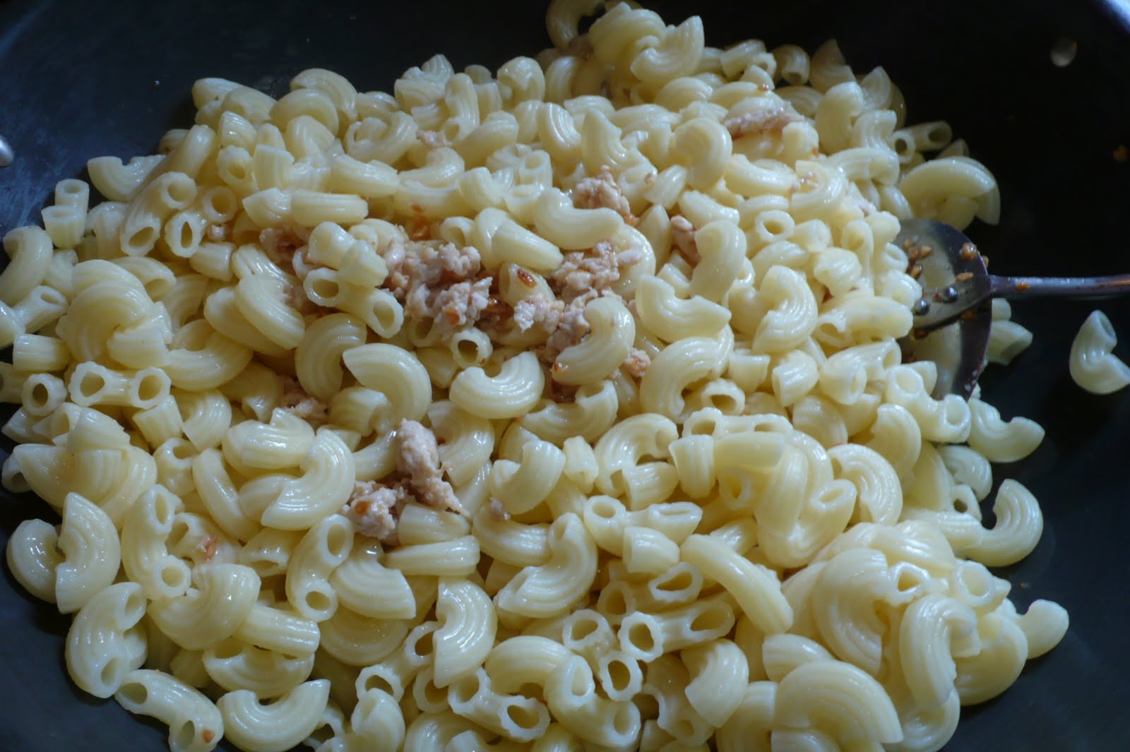 Stir Fried Elbow Pasta With Minced Meat