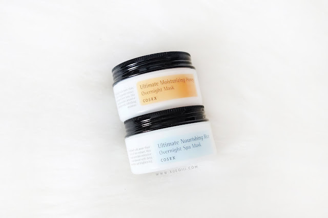 Cosrx Ultimate Moisturizing Honey Overnight Mask, Cosrx Ultimate Nourishing Rice Overnight Spa Mask S$17.50