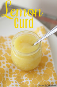 Lemon Curd recipe from Served Up With Love is what a lemon lovers dreams are made of. 