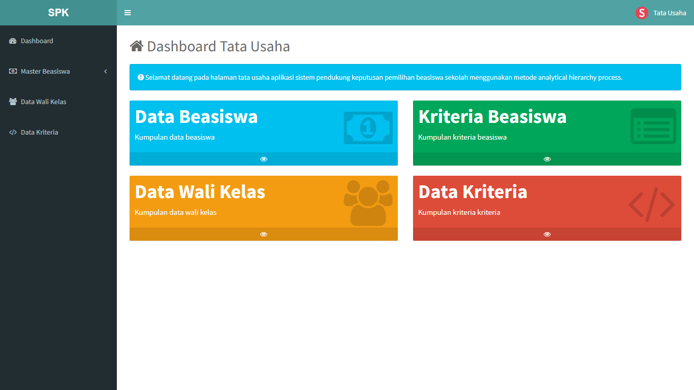 Aplikasi Sistem Pendukung Keputusan Pemilihan Beasiswa Sekolah Menggunakan Metode AHP (Analytical Hierarchy Process) - SourceCodeKu.com