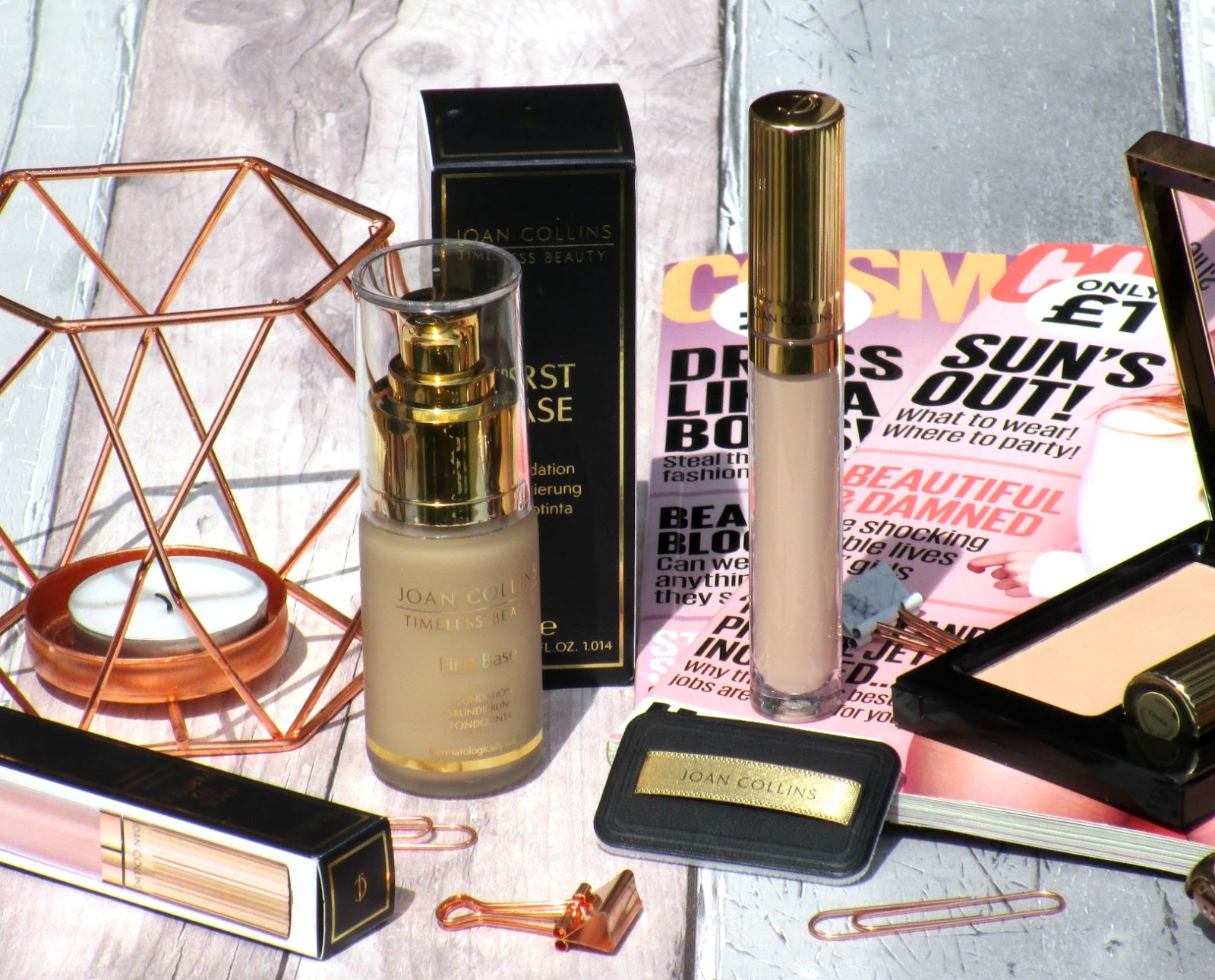 Joan Collins First Base Foundation and Fade To Perfect Concealer Review Joan Collins First Base Foundation and Fade To Perfect Concealer Review