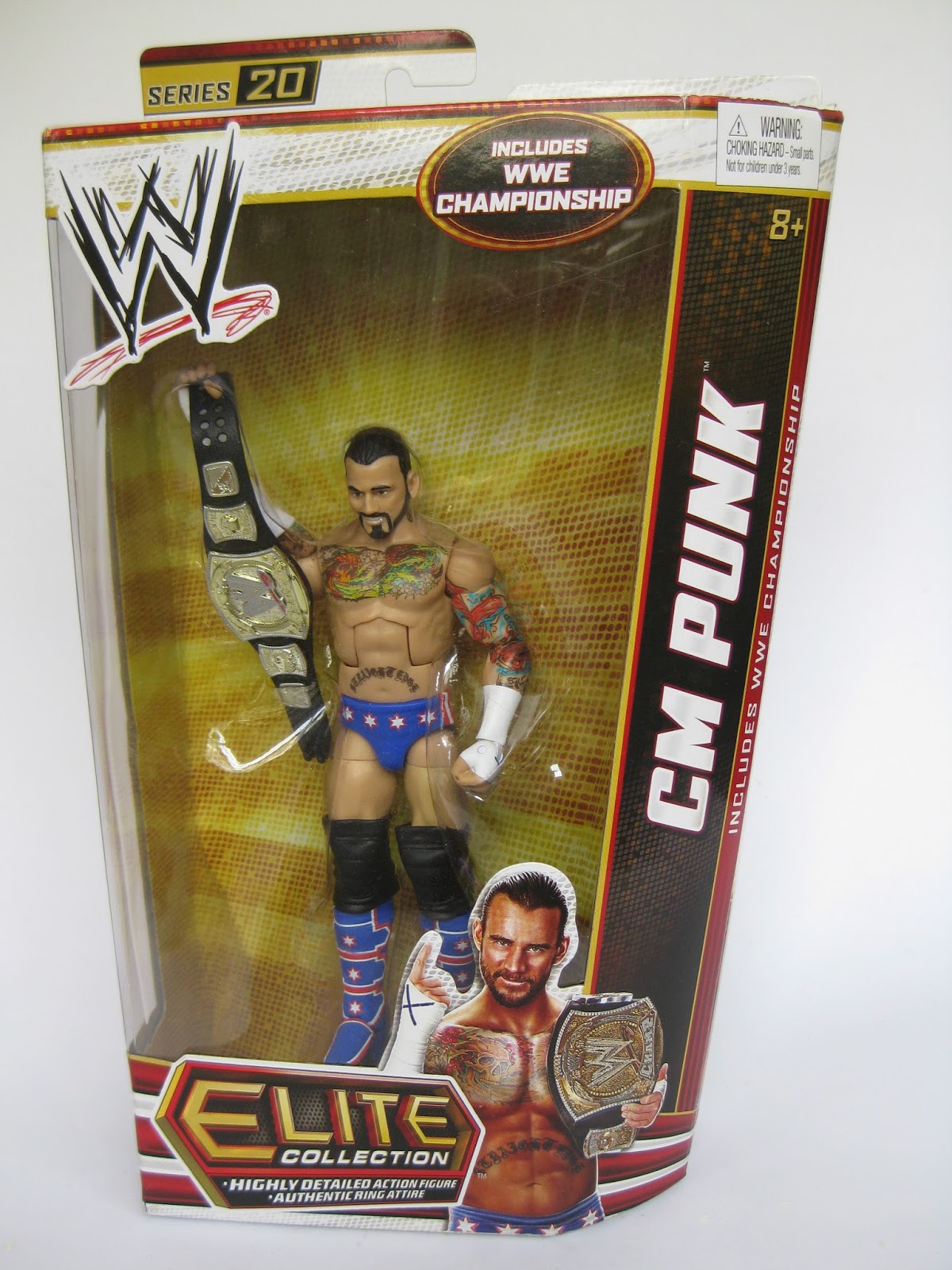 deSMOnd Collection WWE "CM Punk" Mattel Elite Series 20
