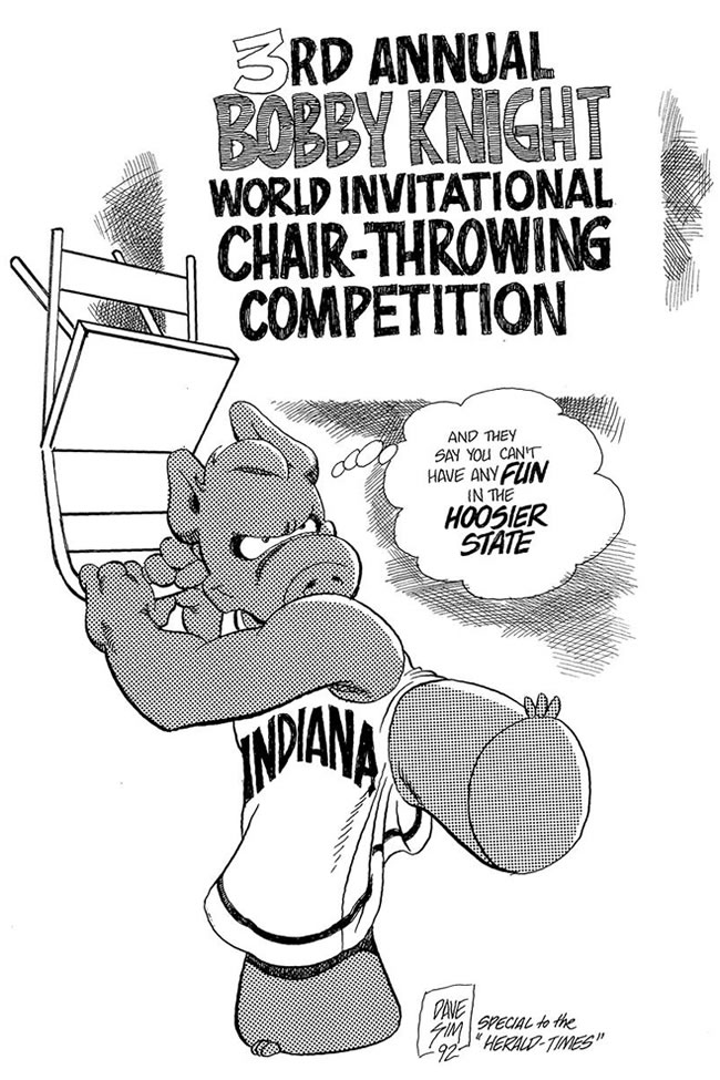 A MOMENT OF CEREBUS Chair Throwing With Bobby Knight