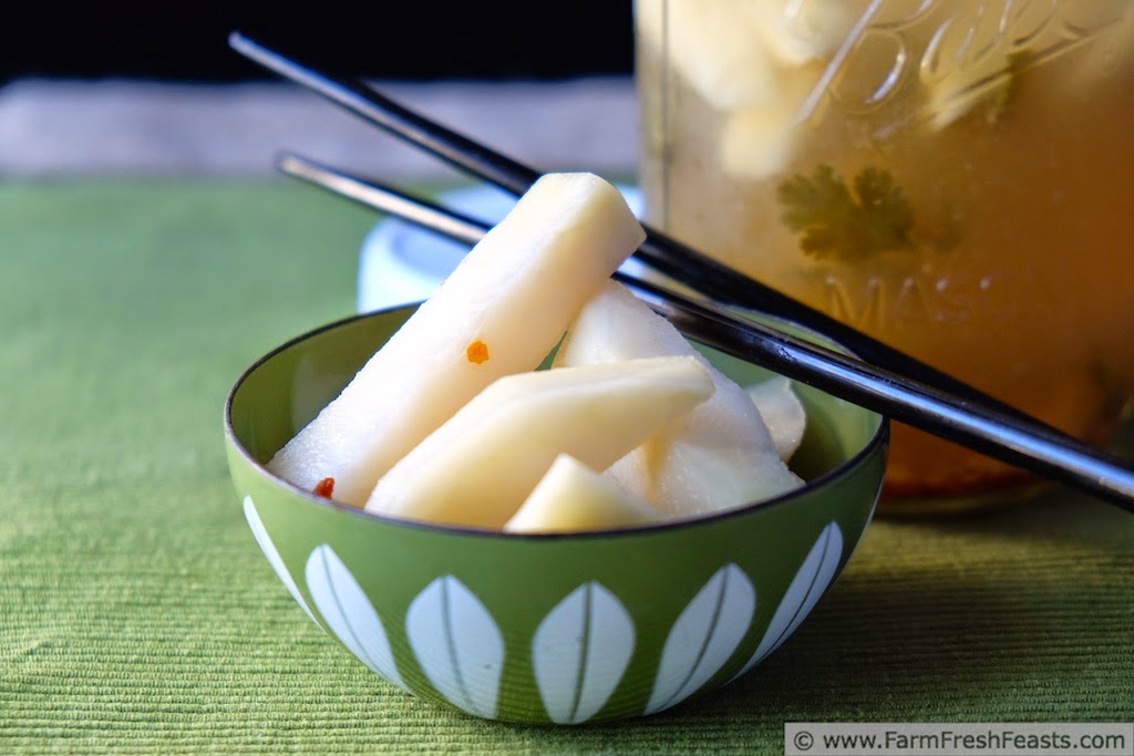 Farm Fresh Feasts Spicy Asianinspired Kohlrabi Pickle Spears