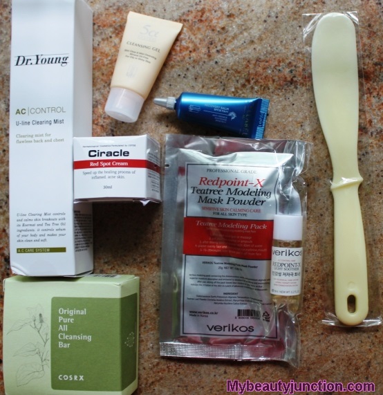 Memebox Free from Oil & Trouble beauty box review, unboxing