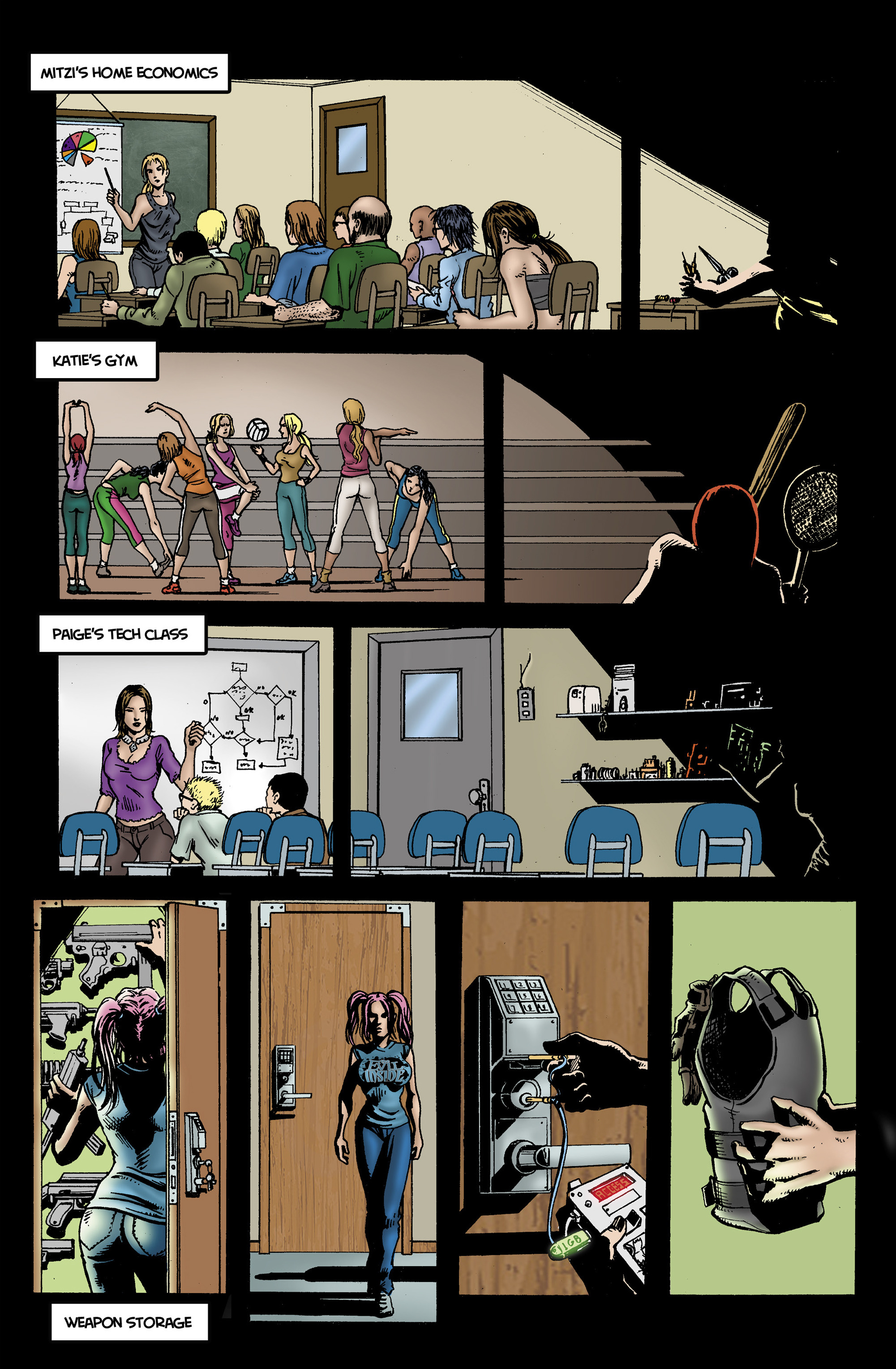 Read online Chaos Campus: Sorority Girls Vs. Zombies comic -  Issue #14 - 5