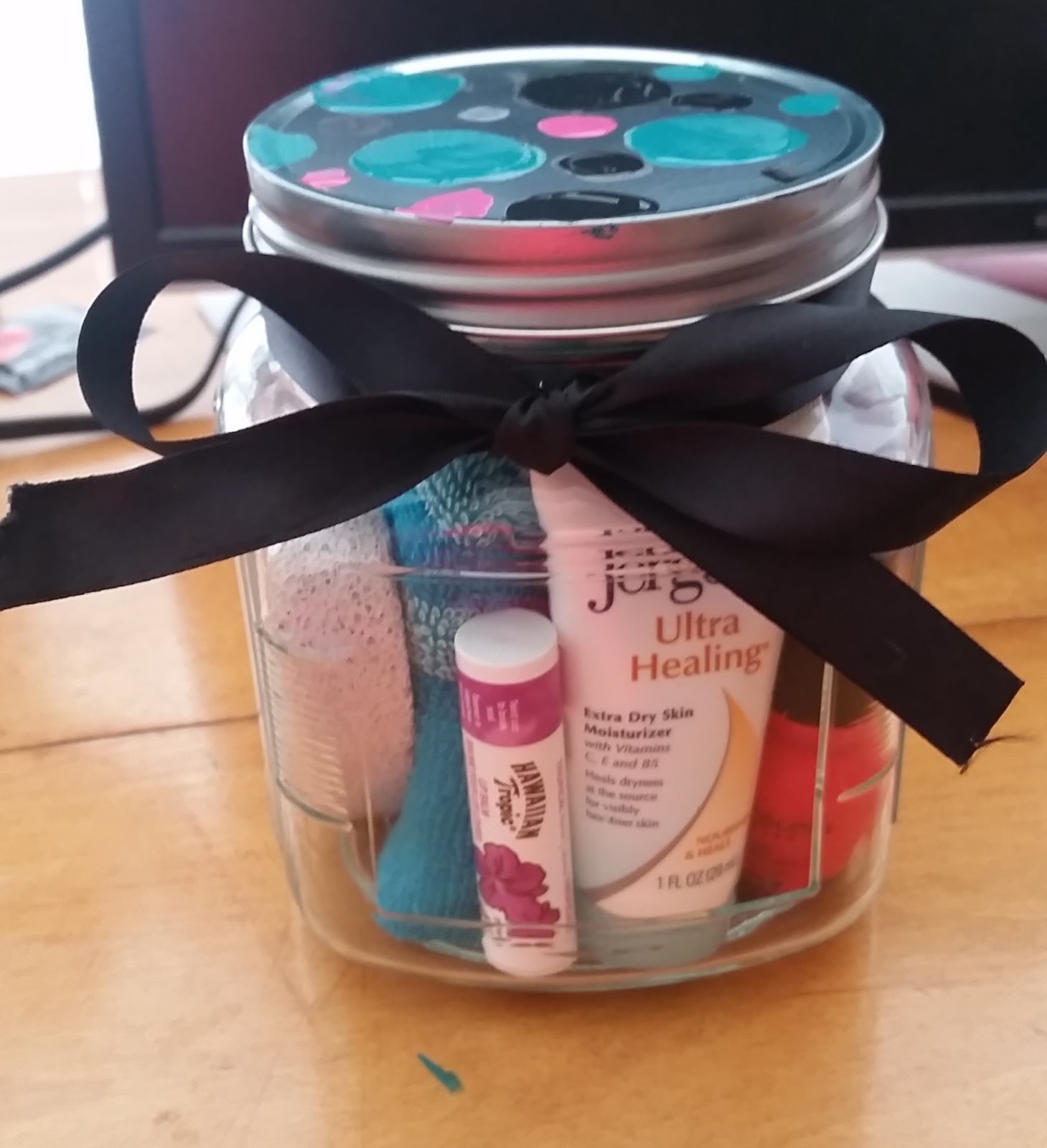 Married and Hungry DIY Spa in a Jar Gift