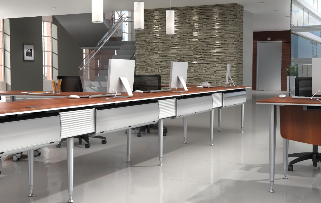 What's New? Powered Training Tables from Global! OfficeFurnitureDeals