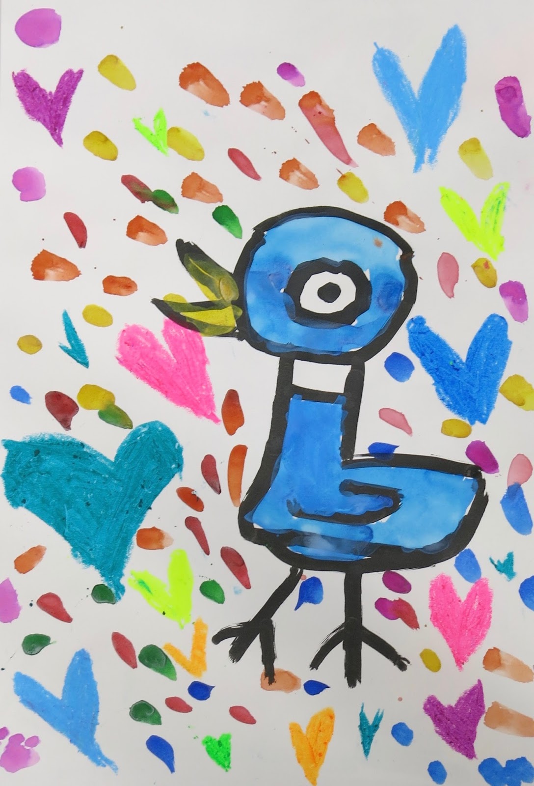 Cassie Stephens: In the Art Room: Kindergarten Mo Willems Pigeons!