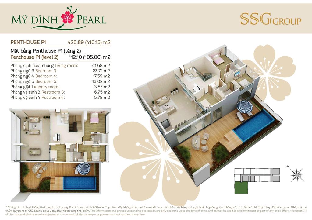 Căn hộ Penthouse 1 Căn hộ Penthouse 1