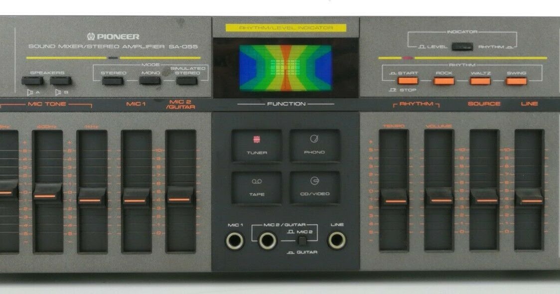 MATRIXSYNTH PIONEER SA055 SOUND MIXER STEREO AMPLIFER