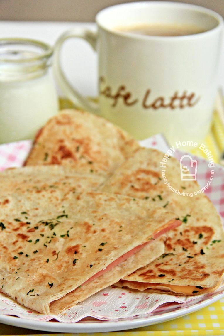 Happy Home Baking breakfast wraps