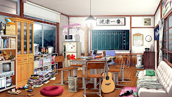 anime room landscape rooms background club indoor scenery backgrounds cenario animelandscape animation landscapes อง