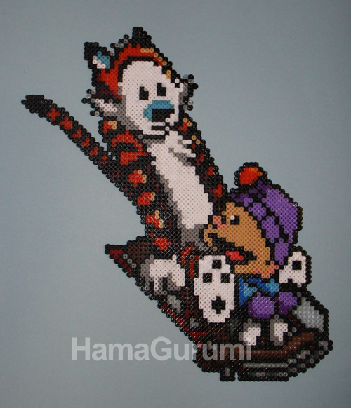 Calvin & Hobbes Hama Beads