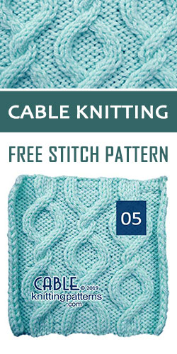 Cable Knitting Free Stitch Pattern 05 Cable Knitting Free Stitch Pattern 05