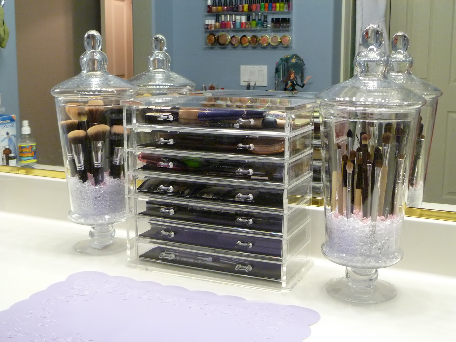 It's a Gandech Life! DUST FREE BRUSHES Makeup Brush Holder Ideas