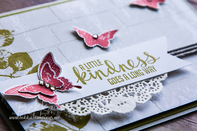 Kinda Eclectic Brick Wall Butterfly Card