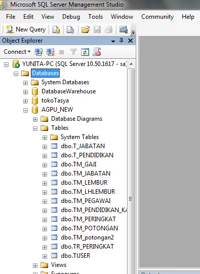 My notes: Cara Attach database di SQL Server 2008 R2.