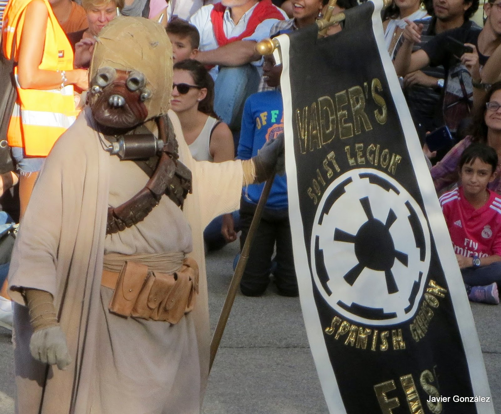 Las tropas de Darth Vader de Star Wars invaden Madrid. 