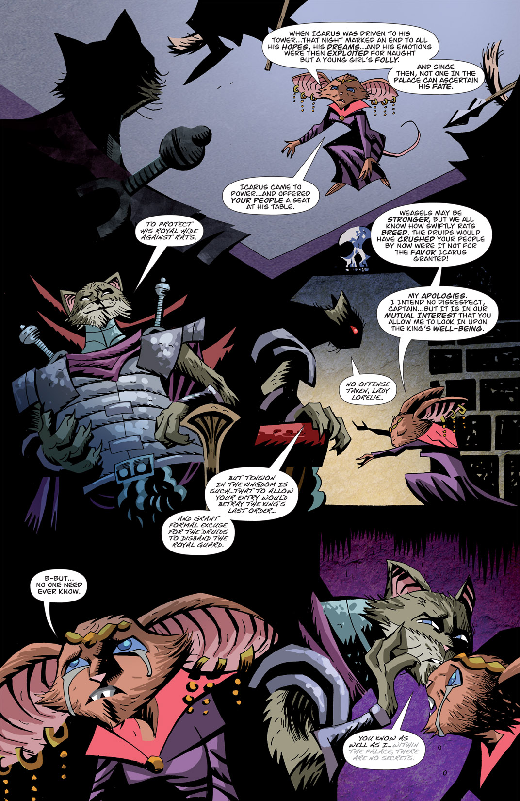 Read online The Mice Templar Volume 3: A Midwinter Night's Dream comic -  Issue #3 - 13