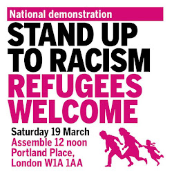 #Refugees Welcome Here London Demo 19 March 2016